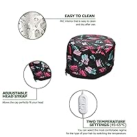 Vista 2 de Alotlucky - Gorro de spa térmico para el cabello, con control de temperatura ajustable, hidrata y nutre, cuidado del cabello para uso doméstico