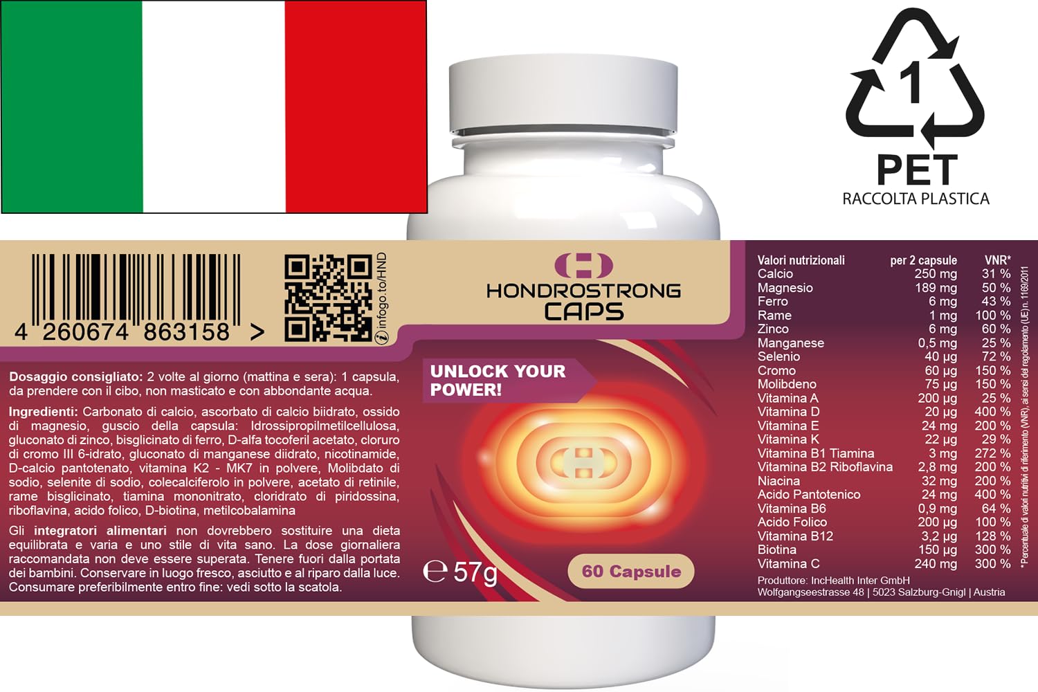 Caps- 120 Capsule (2x 60 Capsule), Confezione da 2