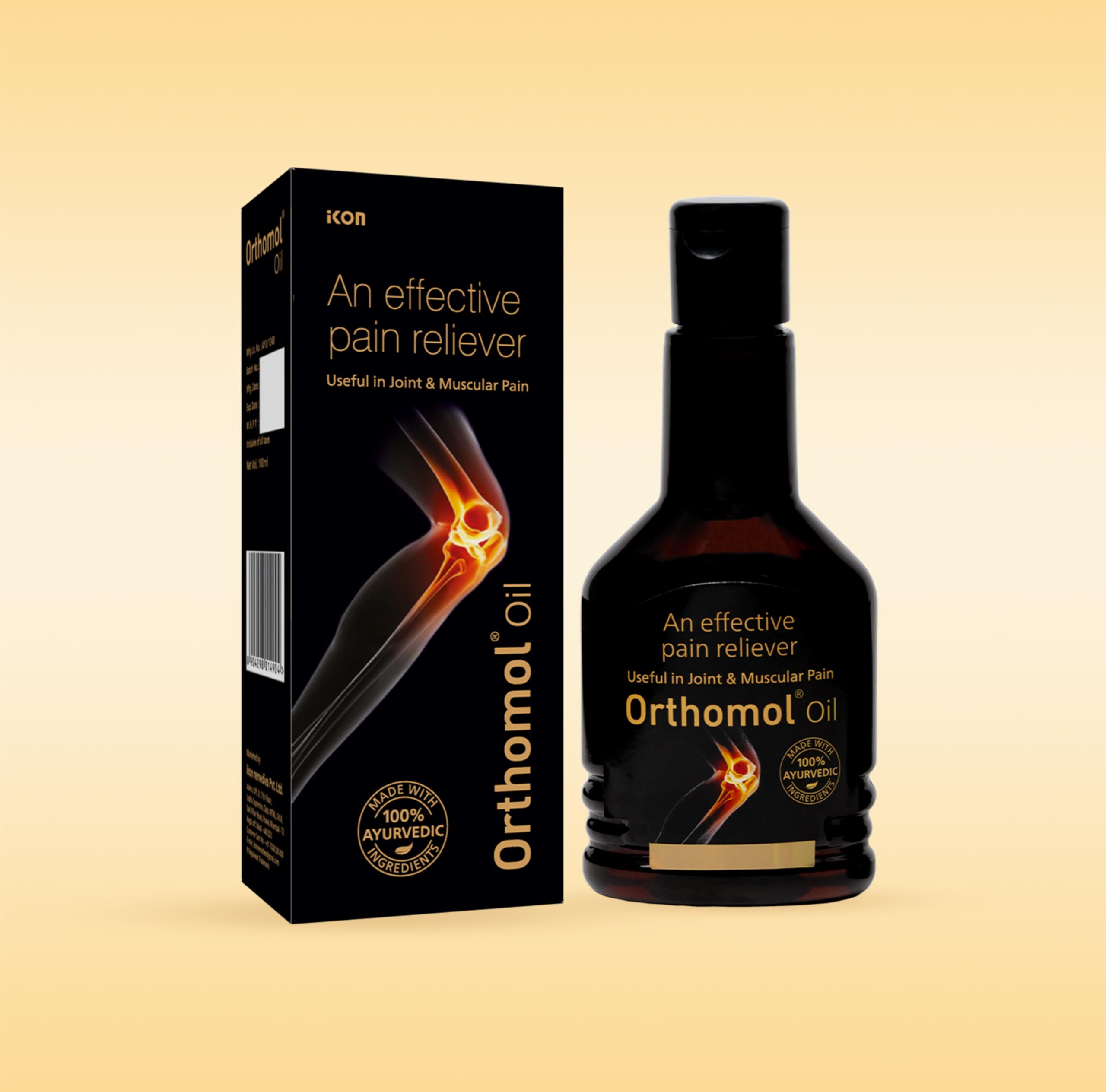 Orthomol Ayurvedic Pain Relief Oil (100 ml - Pack of 1)
