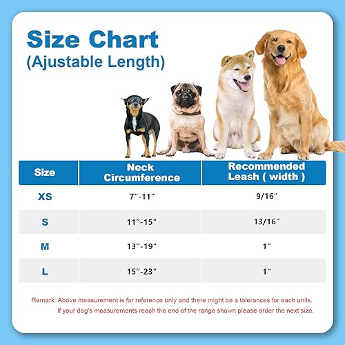 Miniatura 4 de Brilliant Paw Collar reflectante para perro, collar de nailon ajustable, fuerte pero cómodo, hebilla de bloqueo de seguridad, longitud ajustable