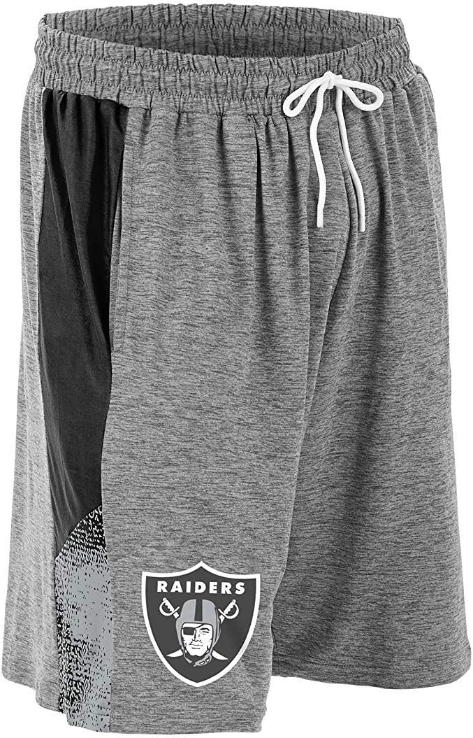 Zubaz NFL Men's Gray Space Dye Shorts, Arizona Cardinals