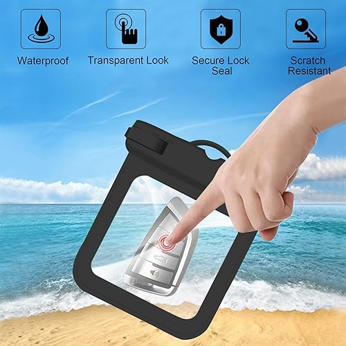 Miniatura 10 de Funda impermeable para llaves de automóvil para Jeep, Honda, Toyota, Nissan, para playa, surf, kayak, barco, pesca, cartera impermeable para