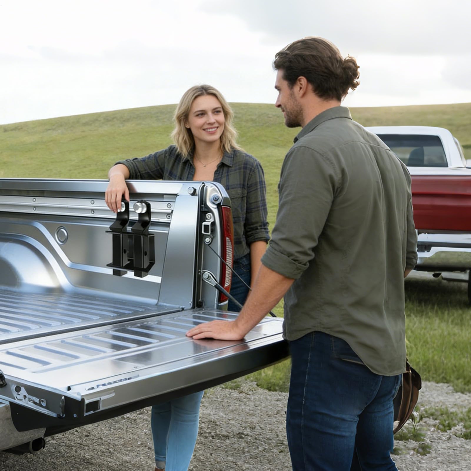 Uchwyt na hak holowniczy do pickupa Wzmocniony stalowy do przyczepy