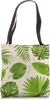 Tropical Leaves, Monstera Tote Bag