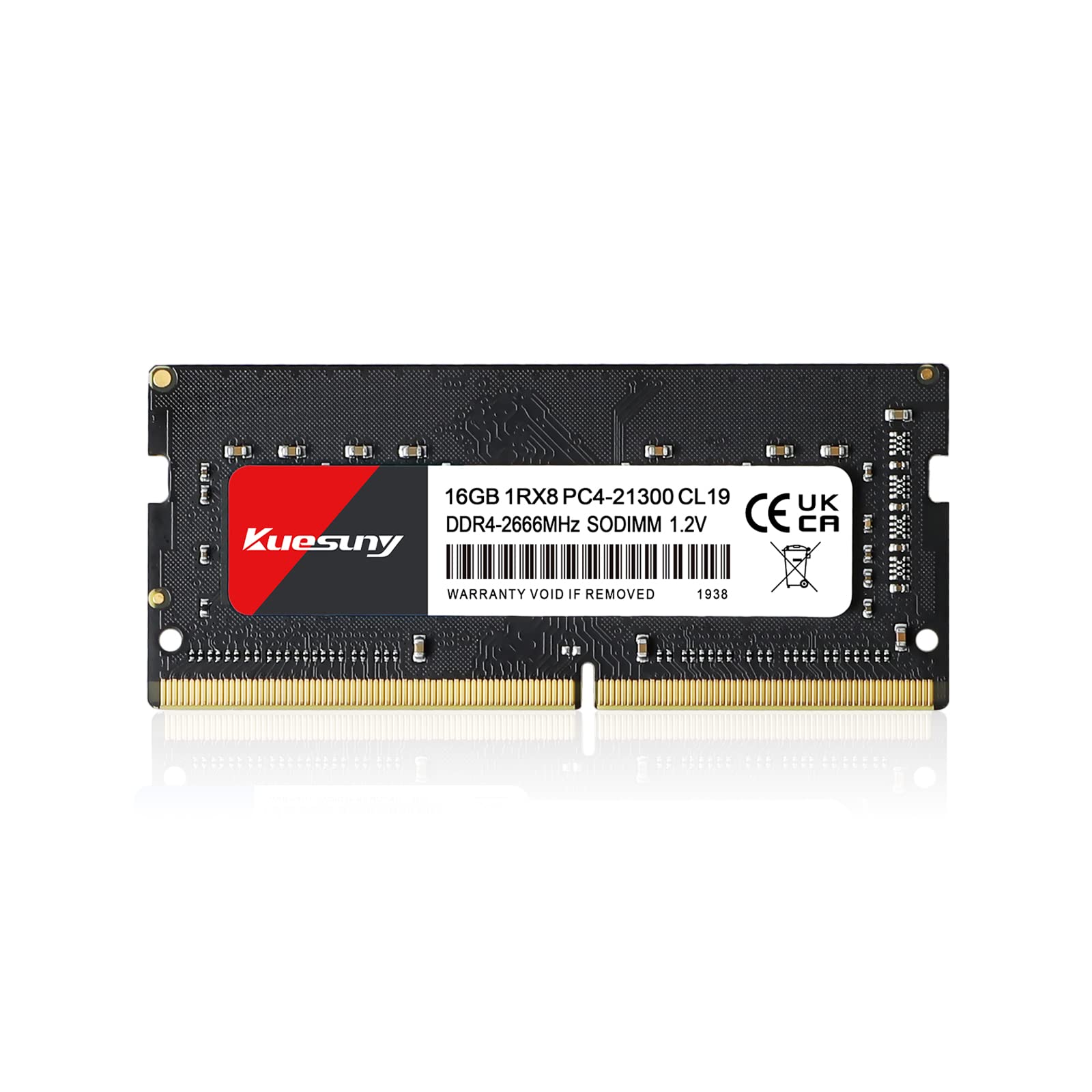 Kuesuny DDR4 RAM 16GB 2666MHz Laptop SODIMM Arbeitsspeicher Kit