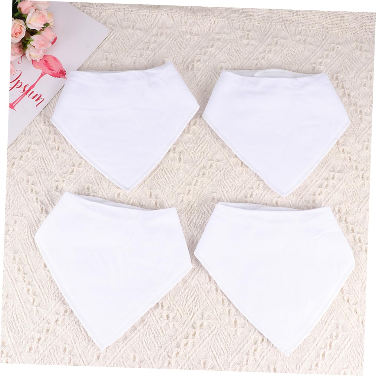 TOYANDONA 9 Piezas Bufanda Triangular Toallas De Saliva Pequeño Pañuelo Suministros De Alimentación Para Bebés Baberos De Bebe Orgánico Toalla De Lactancia Recién Nacido