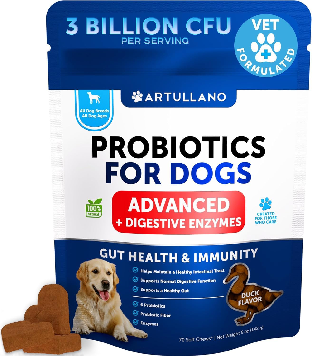 Probiotics for Dogs - 120 Chews - Dog Yeast Probiotic - Dog Probiotics — Amazon image 9