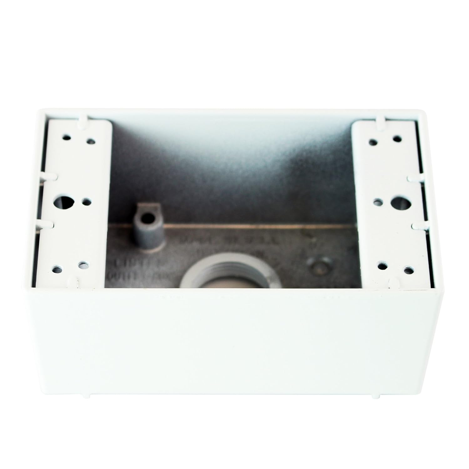 Pass & Seymour WPB34-W Weatherproof Electrical Box, (4) 3/4" Holes, White