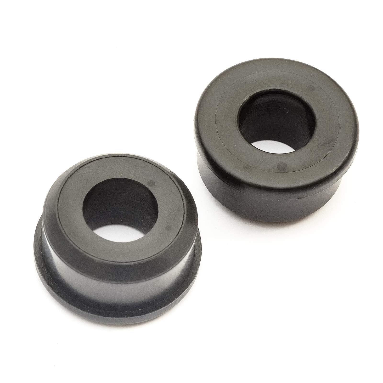 Petrolscooter Black 2X Plastic Reducer Bushes 1" / 25Mm To 1/2" / 13Mm Axle Bore Garden Trolley Cart