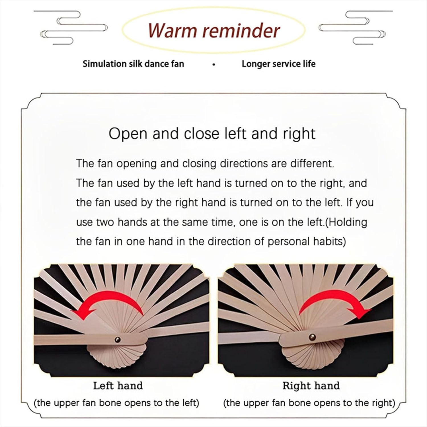 Professional Chinese Dance Fans - Handmade Faux Silk & Bamboo Foldable Fans | Belly Dancing Performance Set with Multiple Colors | Traditional Silk Fan Pair - Image 6