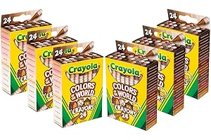 Colors of the World Crayons - Vibrant Shades for Inclusive Representation