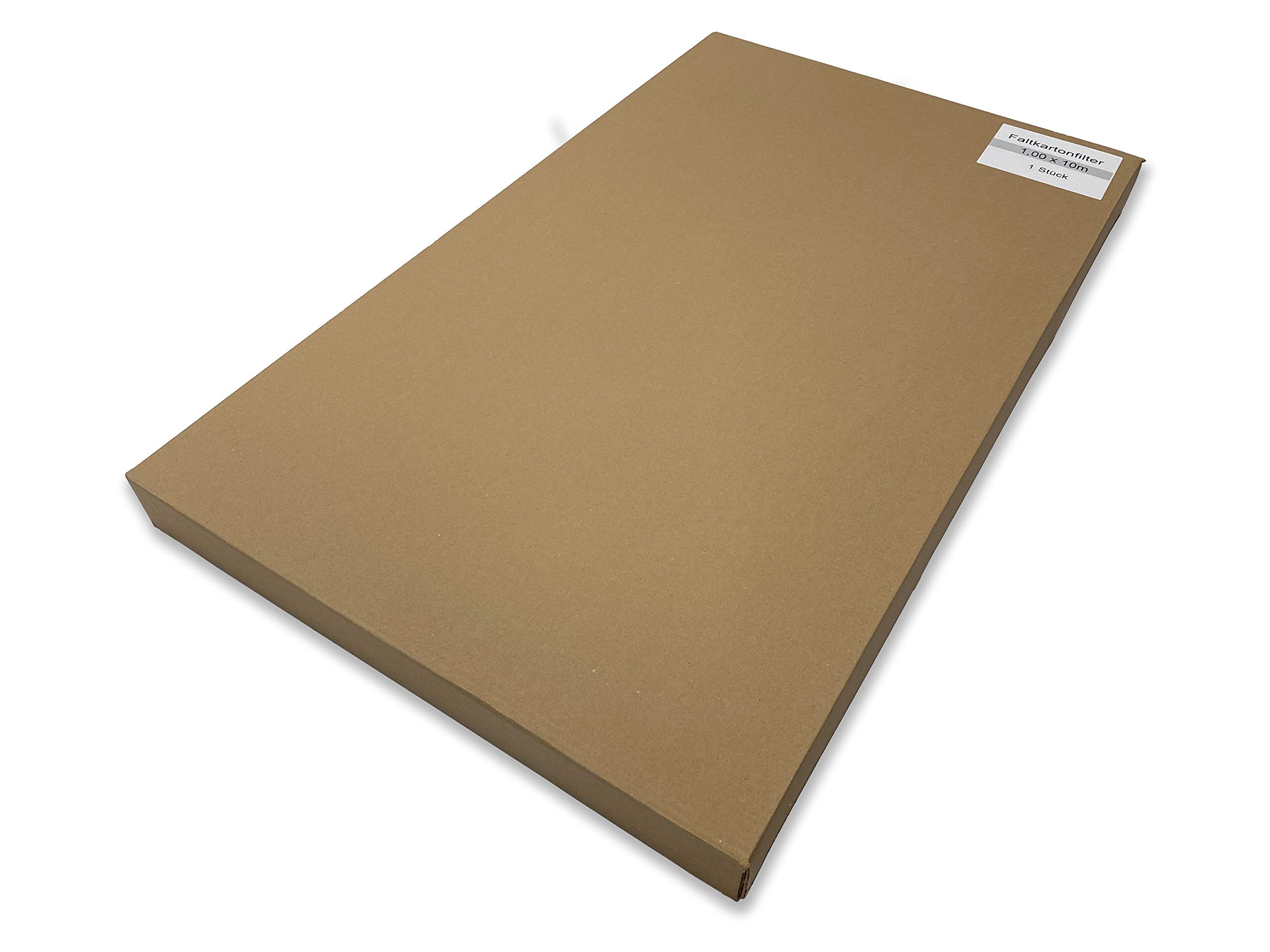 Faltkartonfilter 1,00 x 10,0m für Lackierkabine, Lackieranlage, Spritzwand, Papplabyrinth Farbnebelfilter, 100 cm Breite, 10 Meter Länge