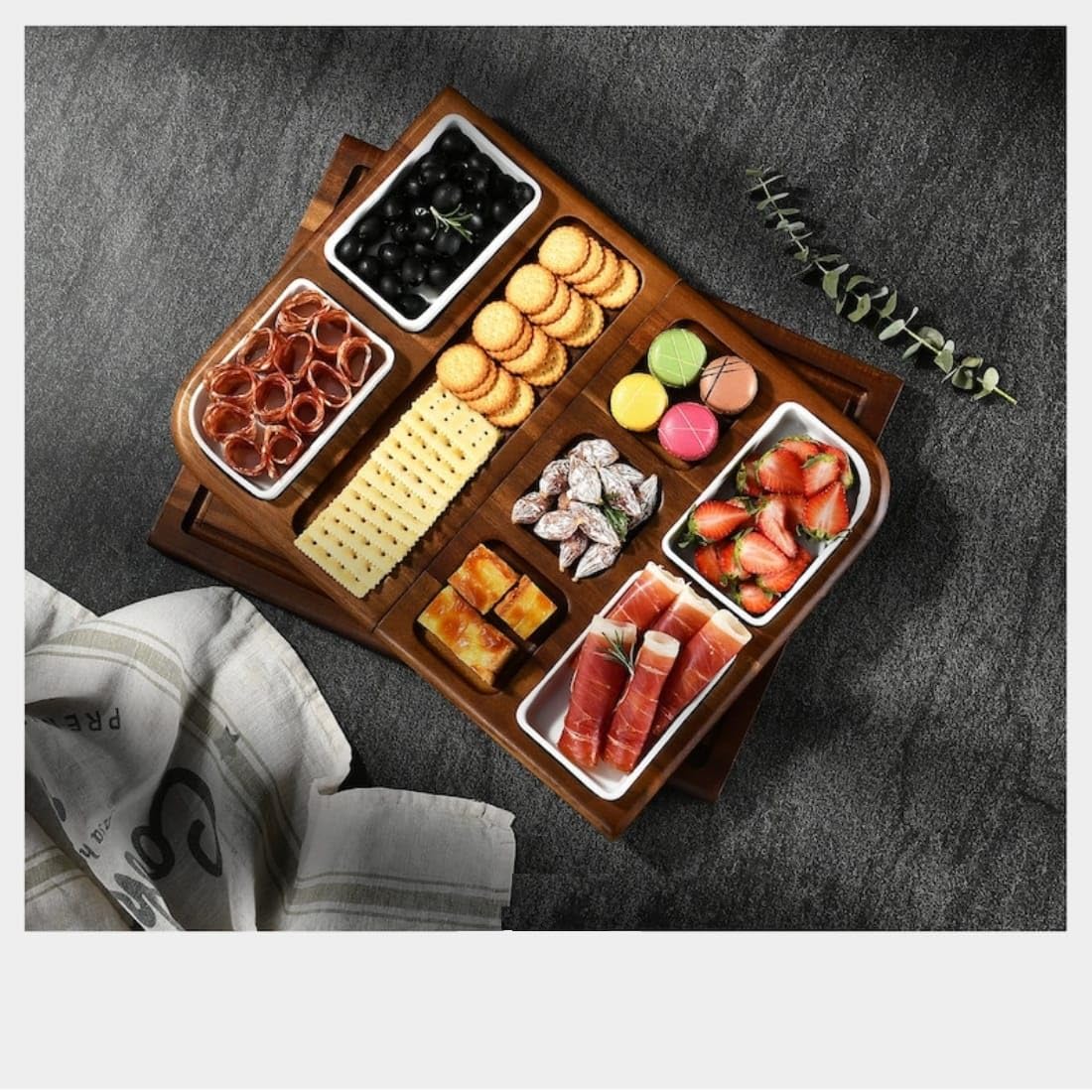 Crysellewoods Personalized Wooden Cutting Board Charcuterie Board, Custom Engraved Gifts for Couples who Have Everything, Snacks, Cheese and Antipasto Platter (Oiled) Butcher Block