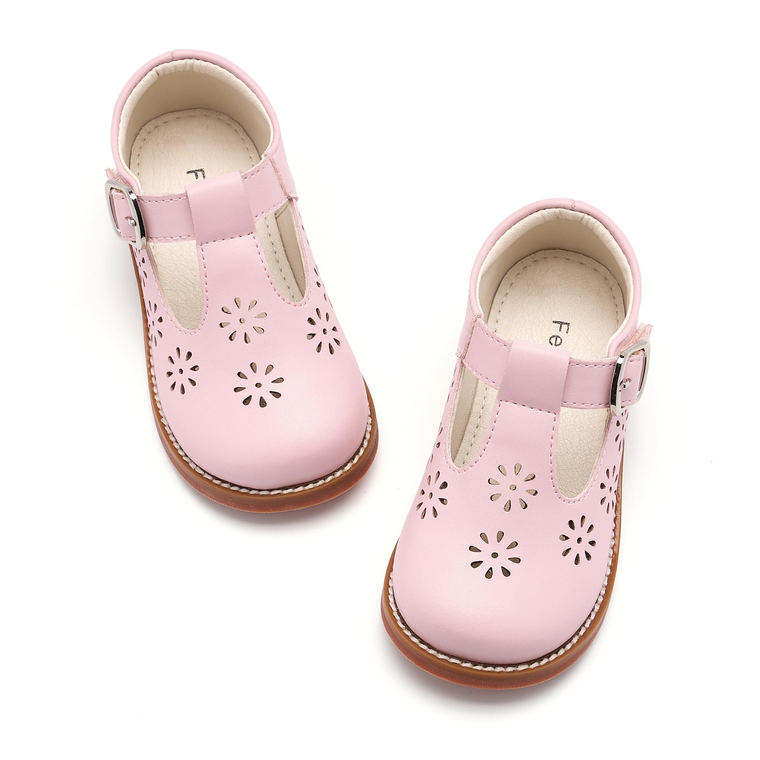 Felix & Flora Toddler Little Girl Mary Jane Dress Shoes - Ballet Flats for Girl Party School Shoes — view 75