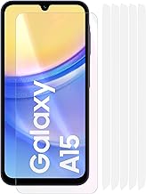 5x Clear Plastic PET Screen Protector Cover Guards for Samsung Galaxy A15