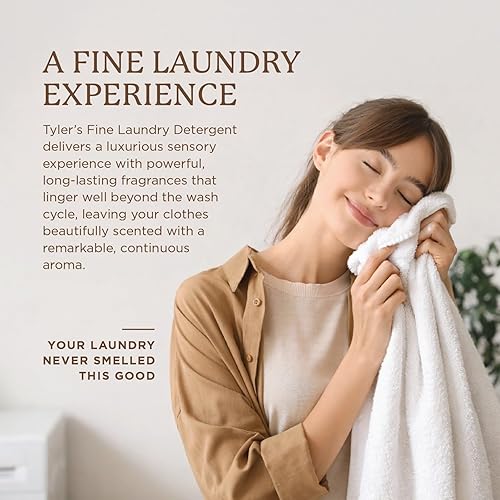 Miniatura 4 de KINARA Tyler Glamorous Wash - Detergente líquido para ropa, paquete con bolígrafo removedor de manchas, bolsita perfumada fresca, detergente para