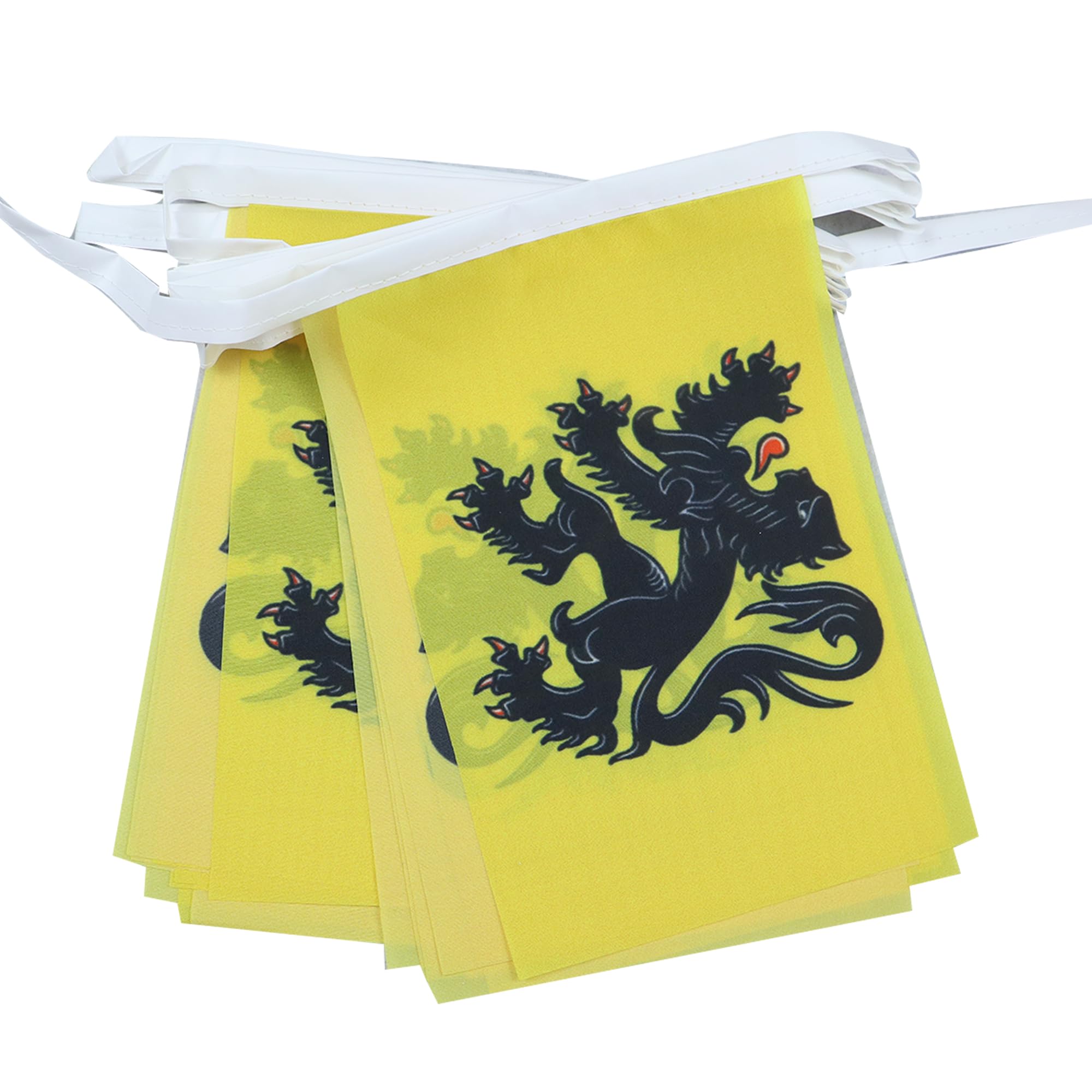 AZ FLAG Flanders Bunting 20 ft 20 flags Light Polyester