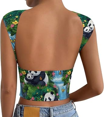 Womens Backless Short Sleeve T Shirts Slim Fit Summer Sexy Top 2026