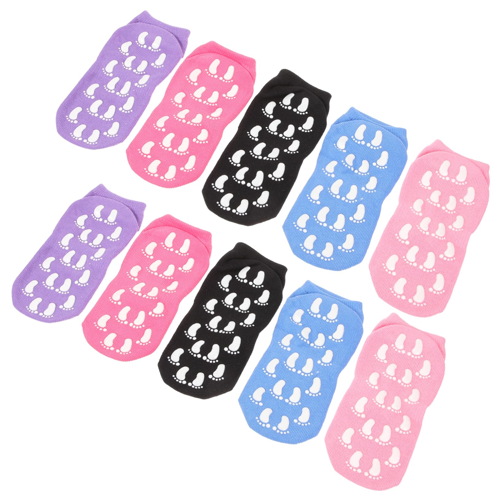 Toyvian Calcetines Antideslizantes Agarre Tobillo Mantener Calcetines De Yoga con Correas Calcetines Mujer Calcetines con Grip Calcetines De Yoga Antideslizantes Algodón