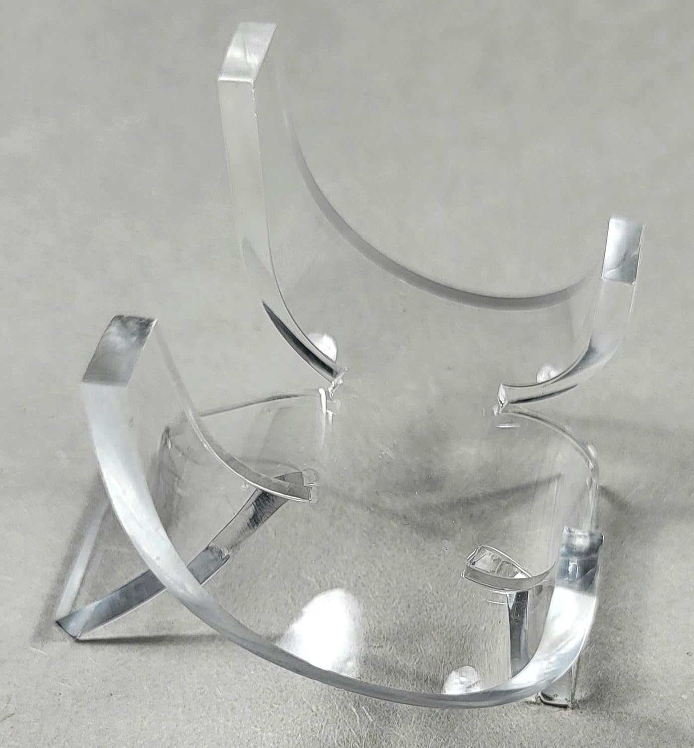 HQRP-Crystal 1 3/4" Acrylic Display Stand Pedestal for Crystal Heart / Slice / Slab and other Stones image 3