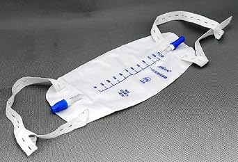 AMSure Leg Bags-Size Medium, Capacity 600 millileter Type Twist Turn Drain Port - UOM = Case of 48