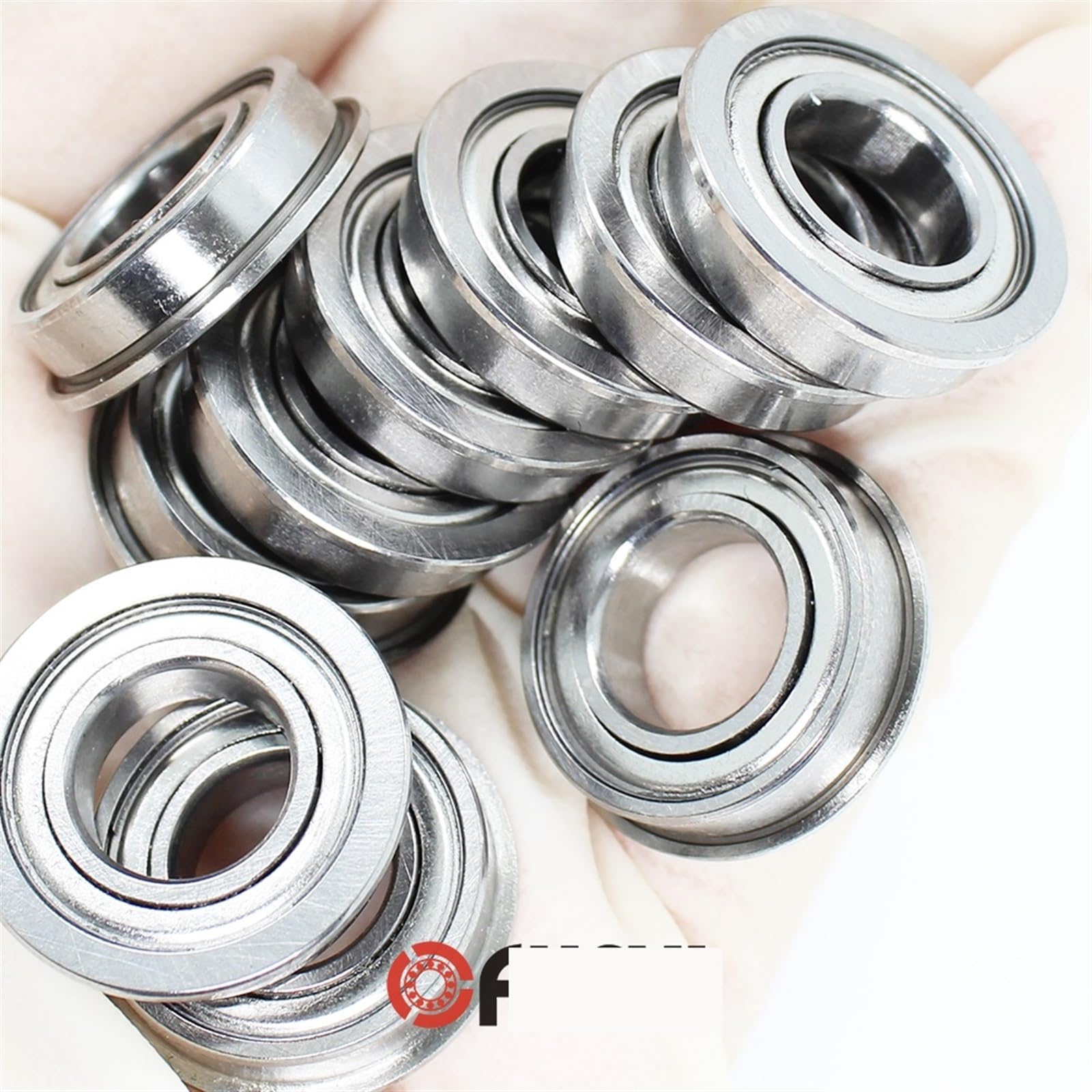 F6306ZZ Łożysko kołnierzowe 30 x 72 x 19 mm ABEC-5 2 szt. Podwójnie ekranowane łożyska kulkowe z kołnierzem F6306 Z ZZ F6306-2Z F6306Z