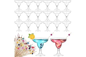 Baderke Mini Margarita Glasses ~ Martini Affair ~ 90-Piece Party Pack