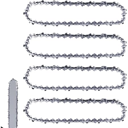 Lot De 2 Chaînes De Tronçonneuse 3/8 LP 33 Maillons 1.1mm - Compatible STIHL DeWalt McCulloch Bosch Black & Decker