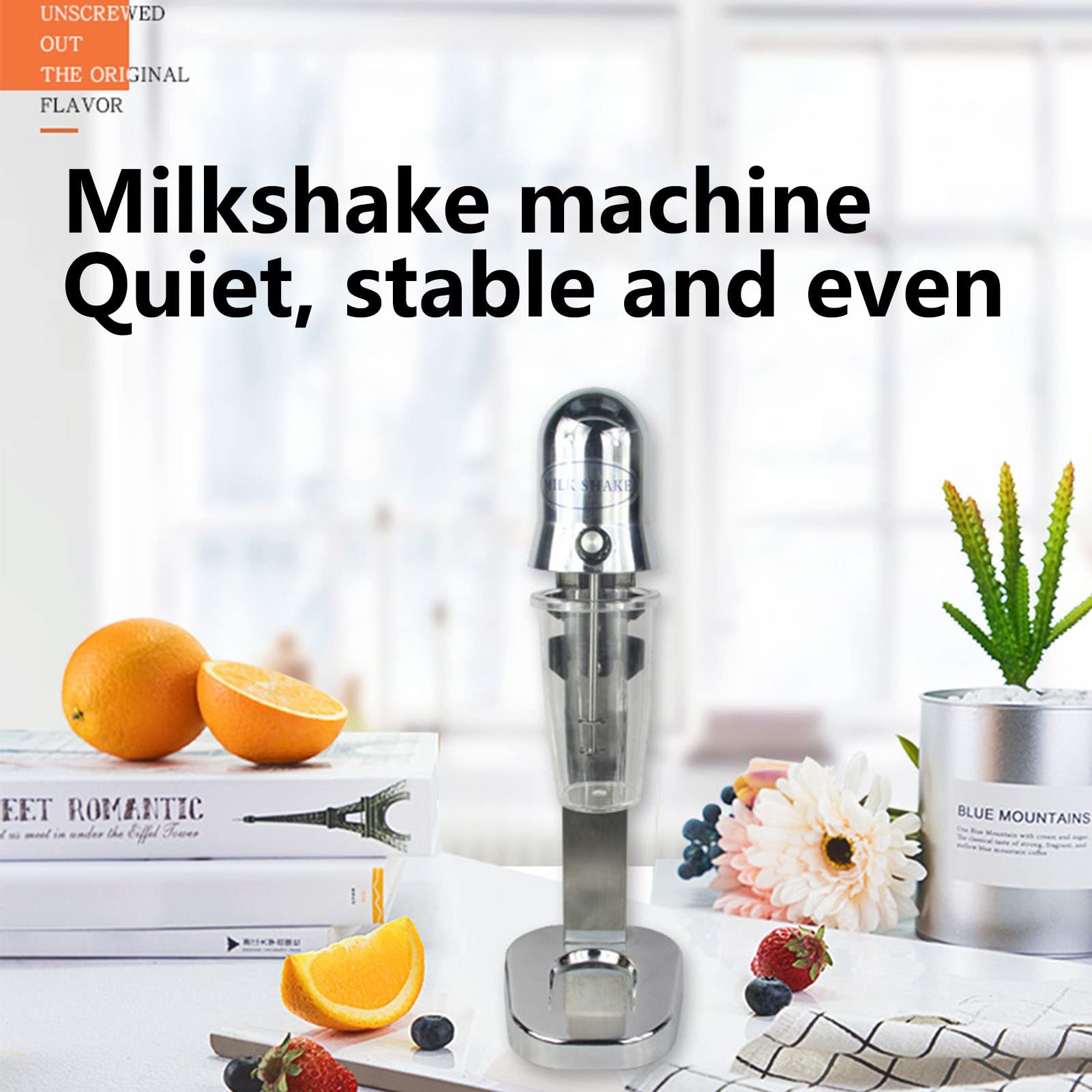 Frullatore Di Creatori Di Frappshake Macchina Da Shaker Al Latte Elettrico 2 Velocità Protein Shaker Acciaio Inossidabile Bevi Mixer Per Bar Ristorante Shaker Cocktail Per I Frullati Di Neve Cocktail