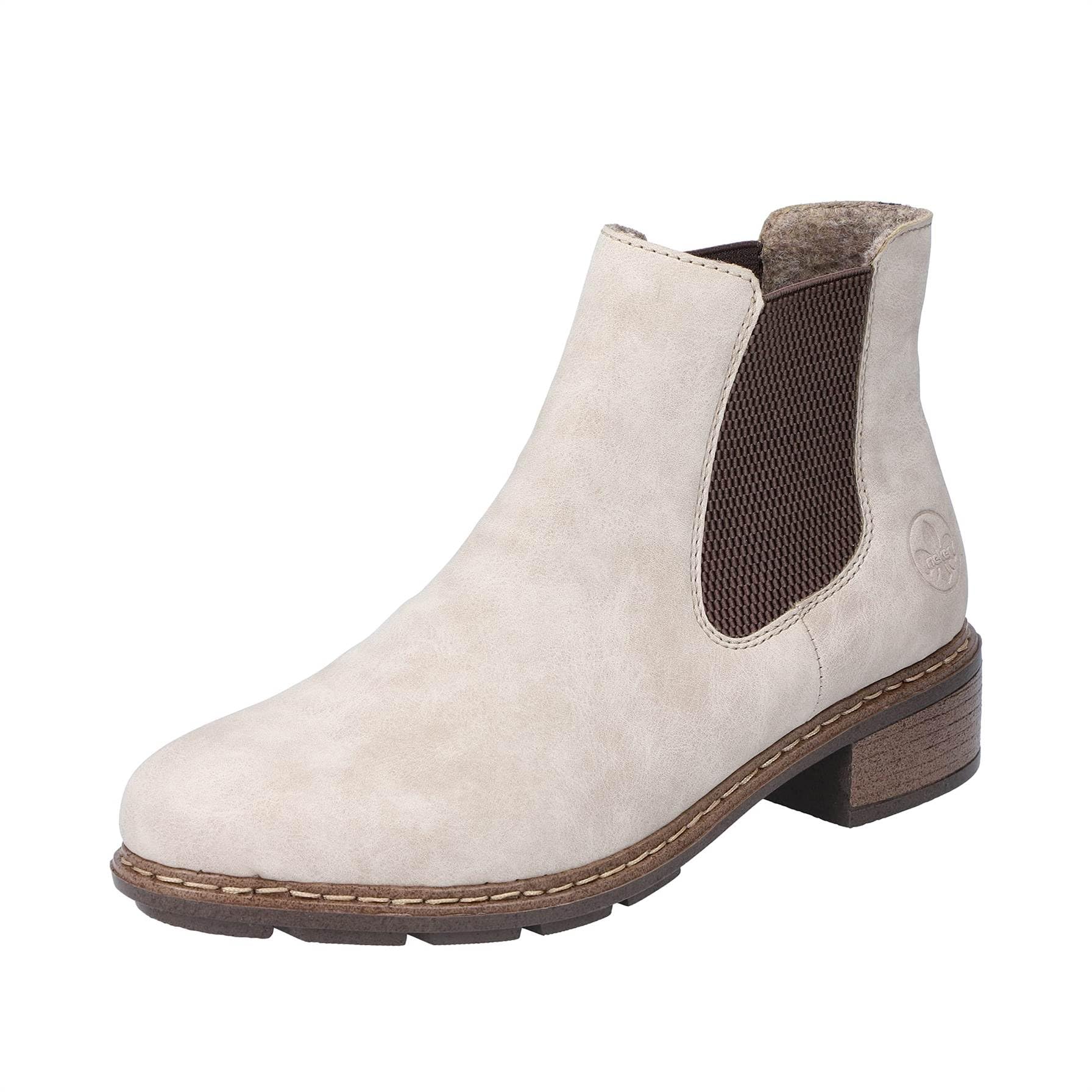 Rieker Women's 77271Chelsea, beige, 7.5 UK