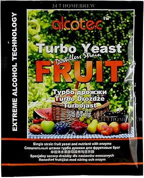Alcotec Fruit Turbo Yeast Distillers Strain