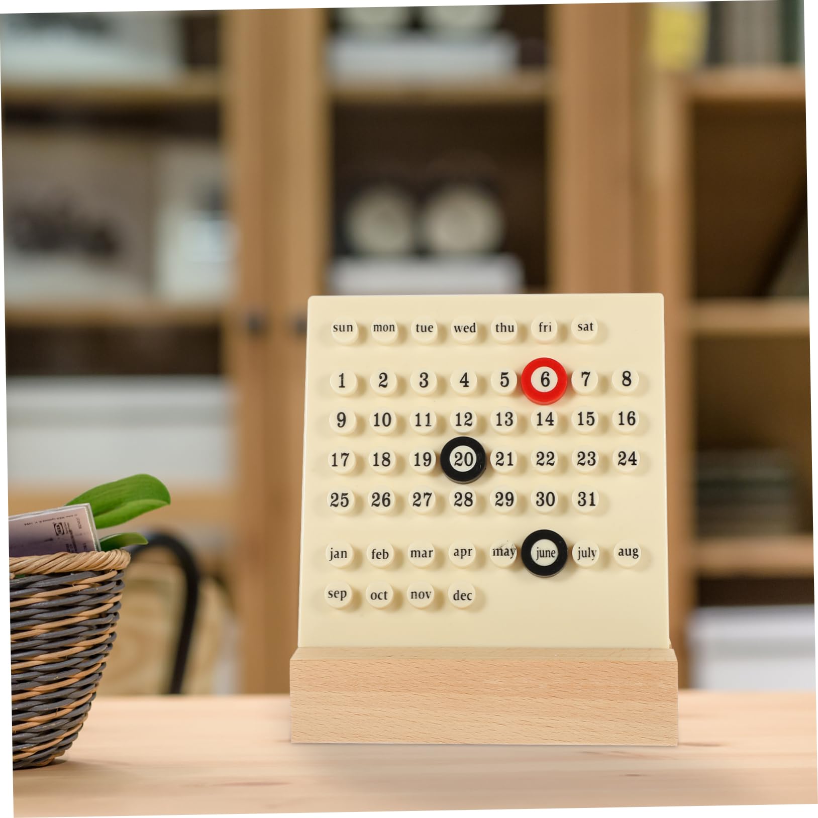 Amazon.co.jp: CANIGHT 永久カレンダー 卓上カレンダーブロック