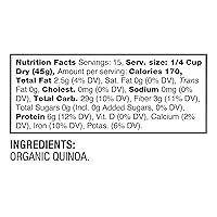 Vista 7 de BetterBody Foods Quinoa orgánica, vegana, sin gluten, reemplazo de arroz con bajo índice glucémico, 24 onzas