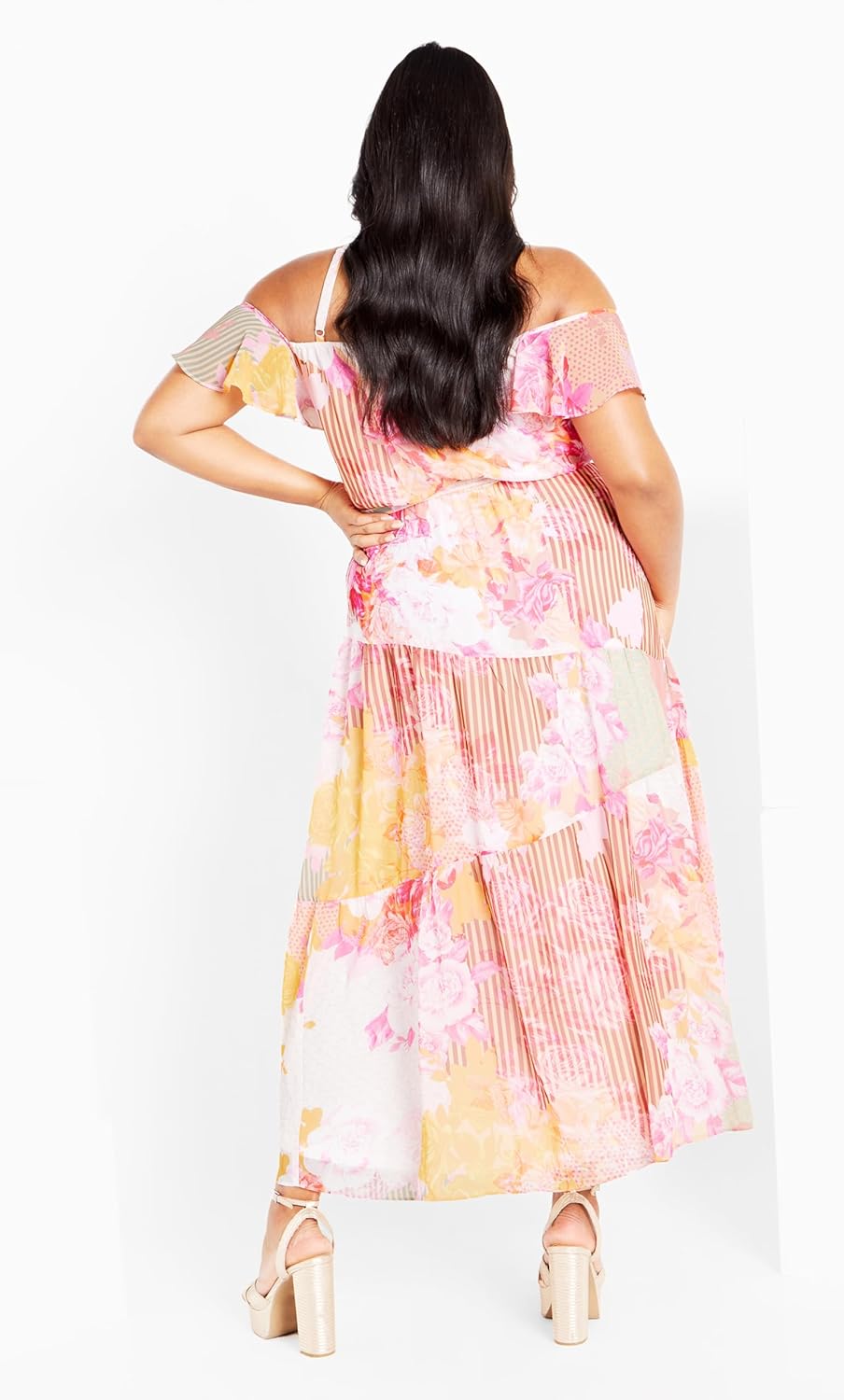 City Chic Women's Plus Size Maxi Dress - Vera Print - Image 3