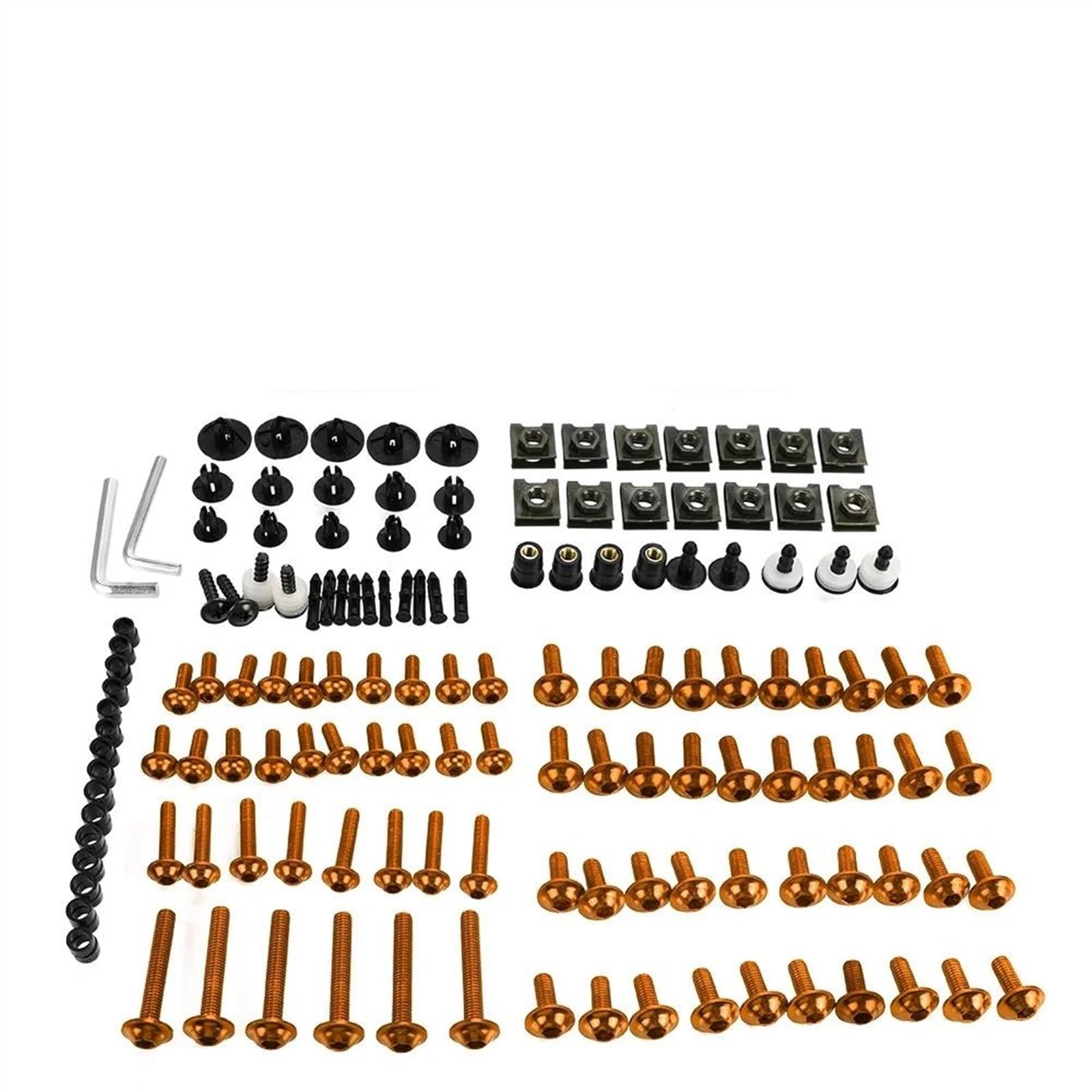 Motorcycle Modification Screw Nut Set For Africa Twin CRF1100L CRF1000L CRF 1100 1000 L Adventure ADV XRV750(Orange)