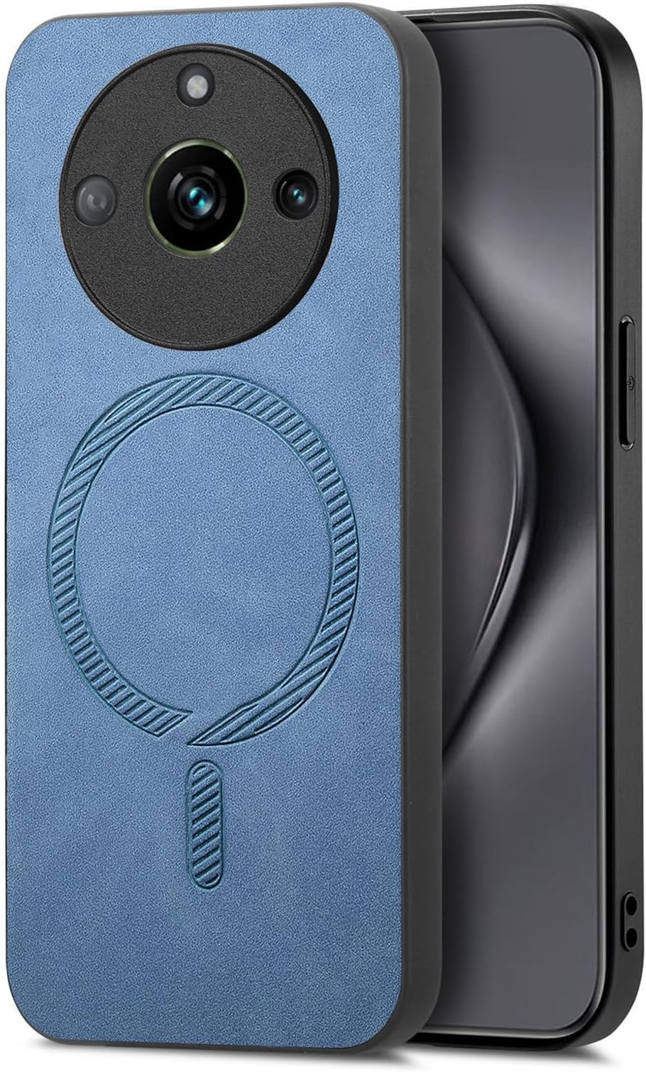 Compatible with Realme 11 Pro 5G / 11 Pro Plus 5G Shockproof Protection Cover Cover,Corner Protection Case Blue