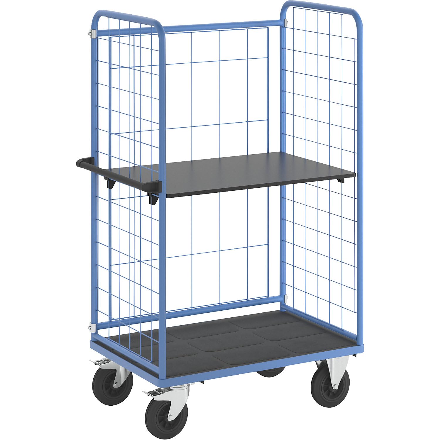 eurokraft Pro | Chariot à tablettes à Trois côtés grillagés