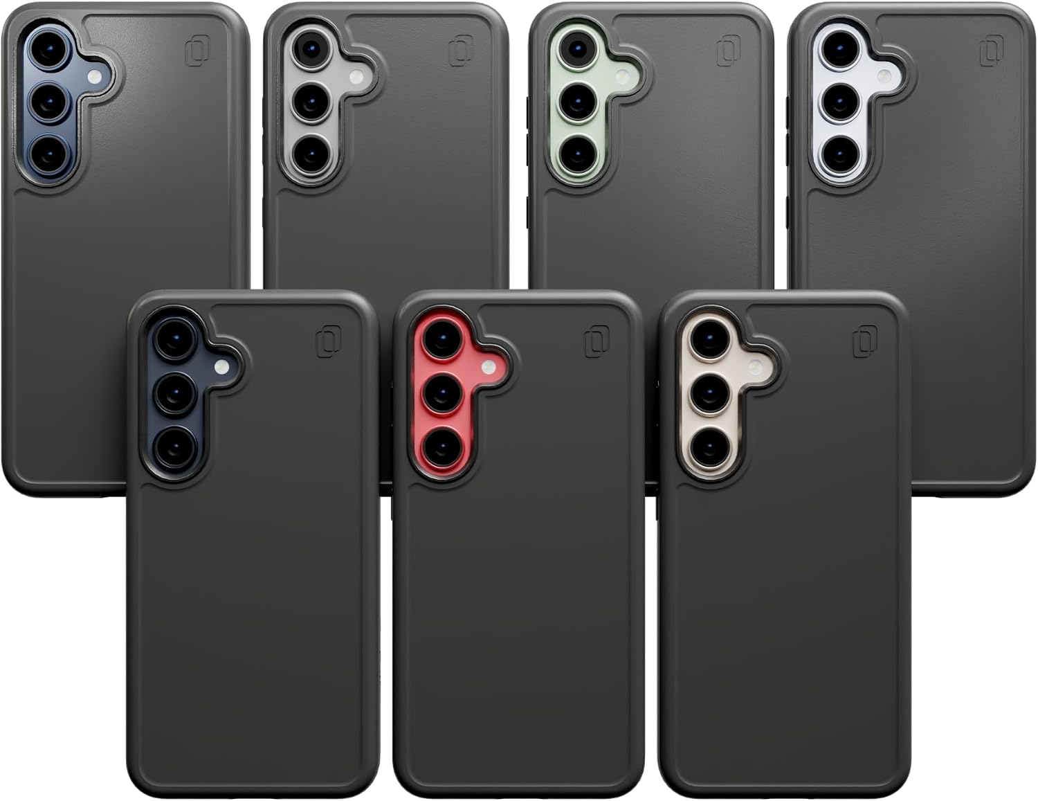 cellhelmet Fortitude Series Case with Qi2 Compatibility in Onyx Black Designed for Galaxy S25 | Dual-Layer Design | 16-Foot Drop Test Certified | Shock & Drop Proof Durable | As Seen on Shark Tank
