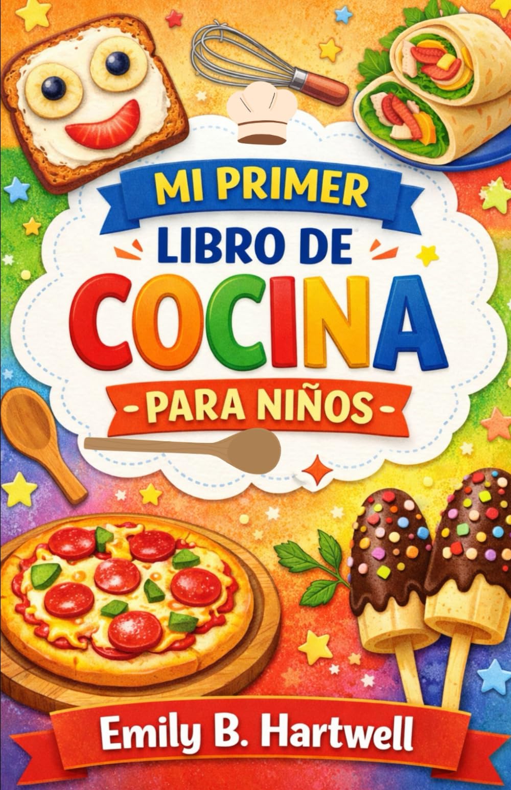 MI PRIMER LIBRO DE COCINA PARA NIÑOS: Recetas divertidas y sencillas creadas para que las manitas de los más pequeños las exploren. Cada página invita ... momentos y pasar un rato feliz en la cocina.