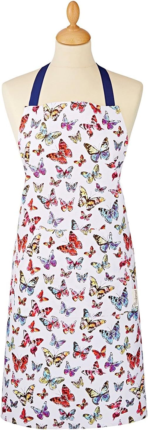 Cooksmart British Designed Kitchen Aprons For Women 100 Cotton