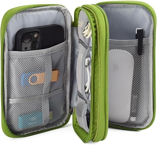 Miniatura 3 de Organizador electrónico para cable de viaje, bolsa organizadora electrónica, bolsa organizadora de accesorios electrónicos para banco de energía,