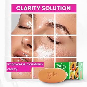 Soap Bar Set, Gentle Hydrating Cleanser for Face & Body with Smooth Texture and Scent - 65g x 3 Bars