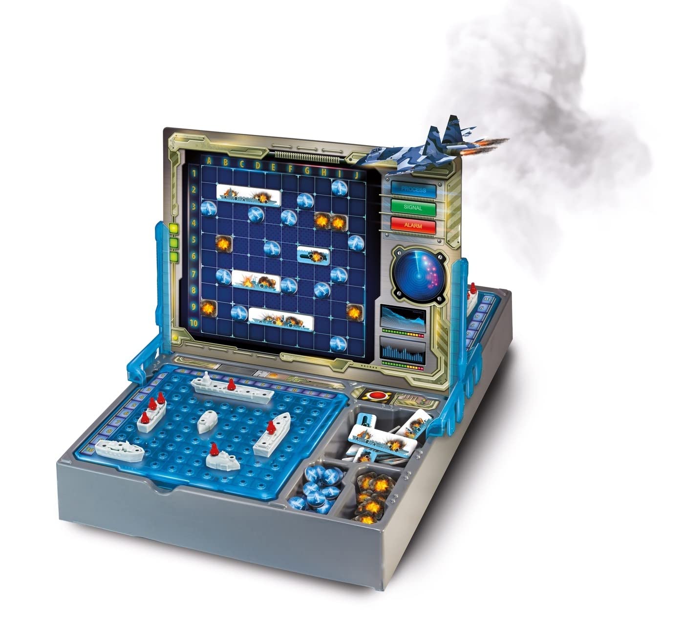 YCVBCY Gioco di Battaglie Navali, Gioco di Strategia Battaglia Navale,Set di Giochi da Tavolo Portatile,Gioco da Tavolo Strategico per 2 Giocatori,Divertente Gioco Interattivo per Bambini