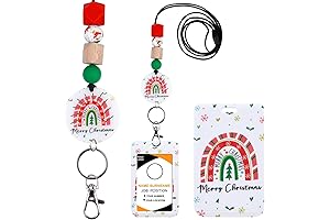 Christmas Badge Lanyard: Festive Accessory for Educators and Professionals