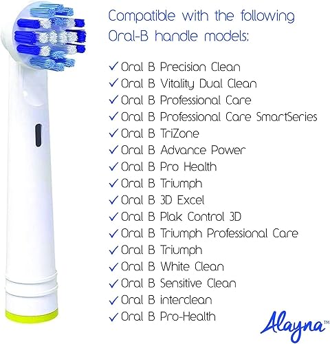 Miniatura 5 de Cabezales de cepillo de repuesto compatibles con OralB Braun, paquete de 20 cabezales de cepillo de dientes eléctricos profesionales, repuestos de