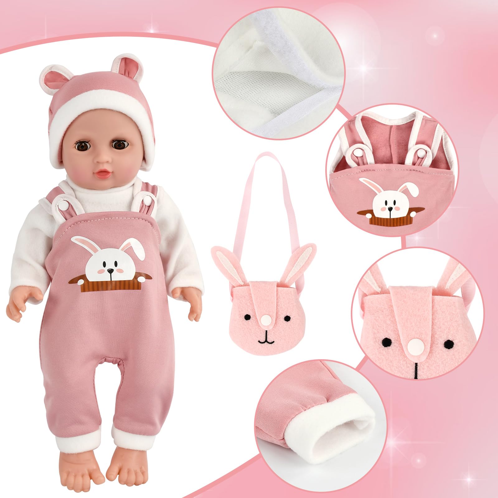 Aolso Vestiti per Bambole per New Born Baby Doll, Abito per