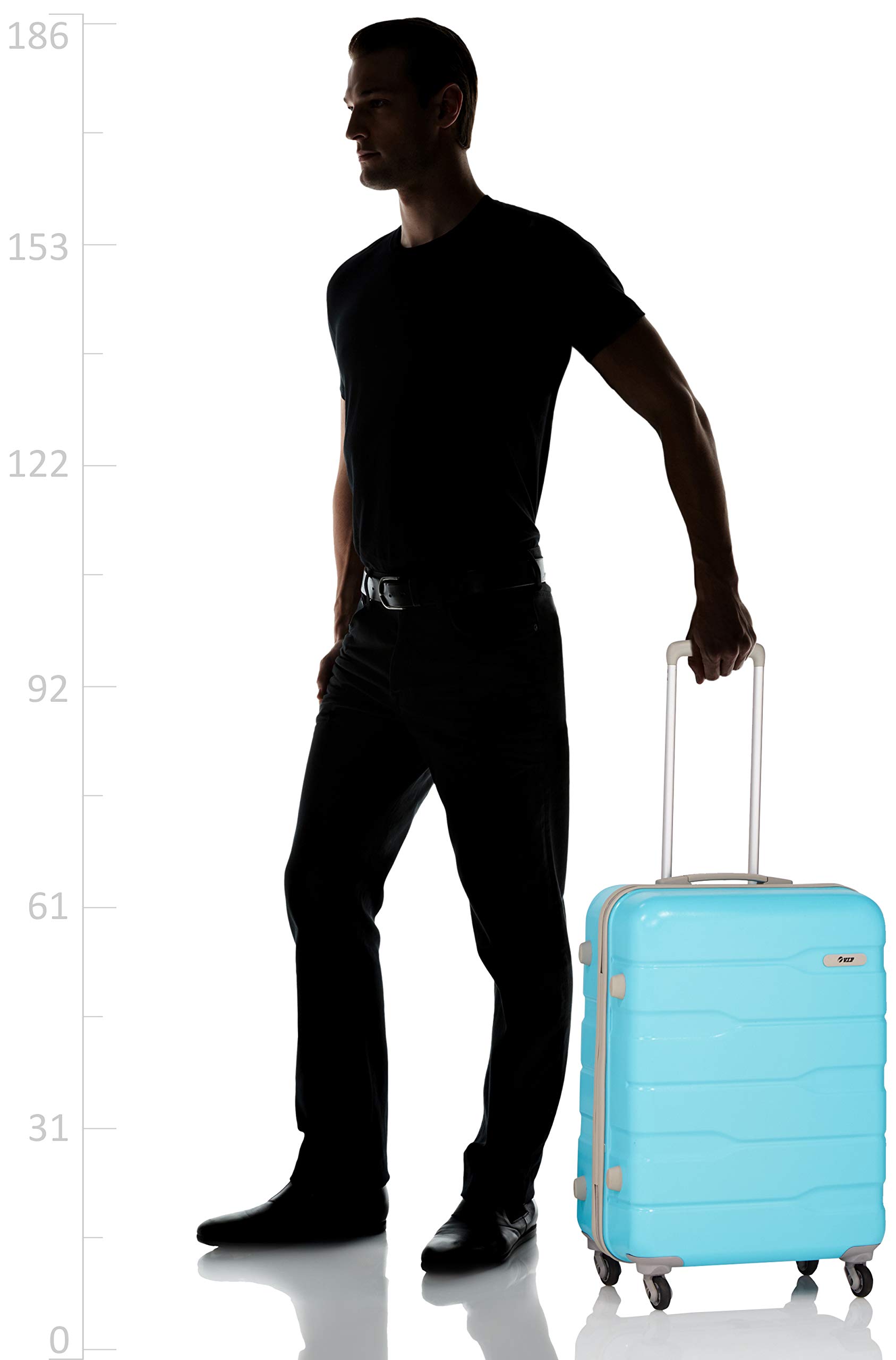 VIP Polycarbonate 65 cms Blue Hardsided 