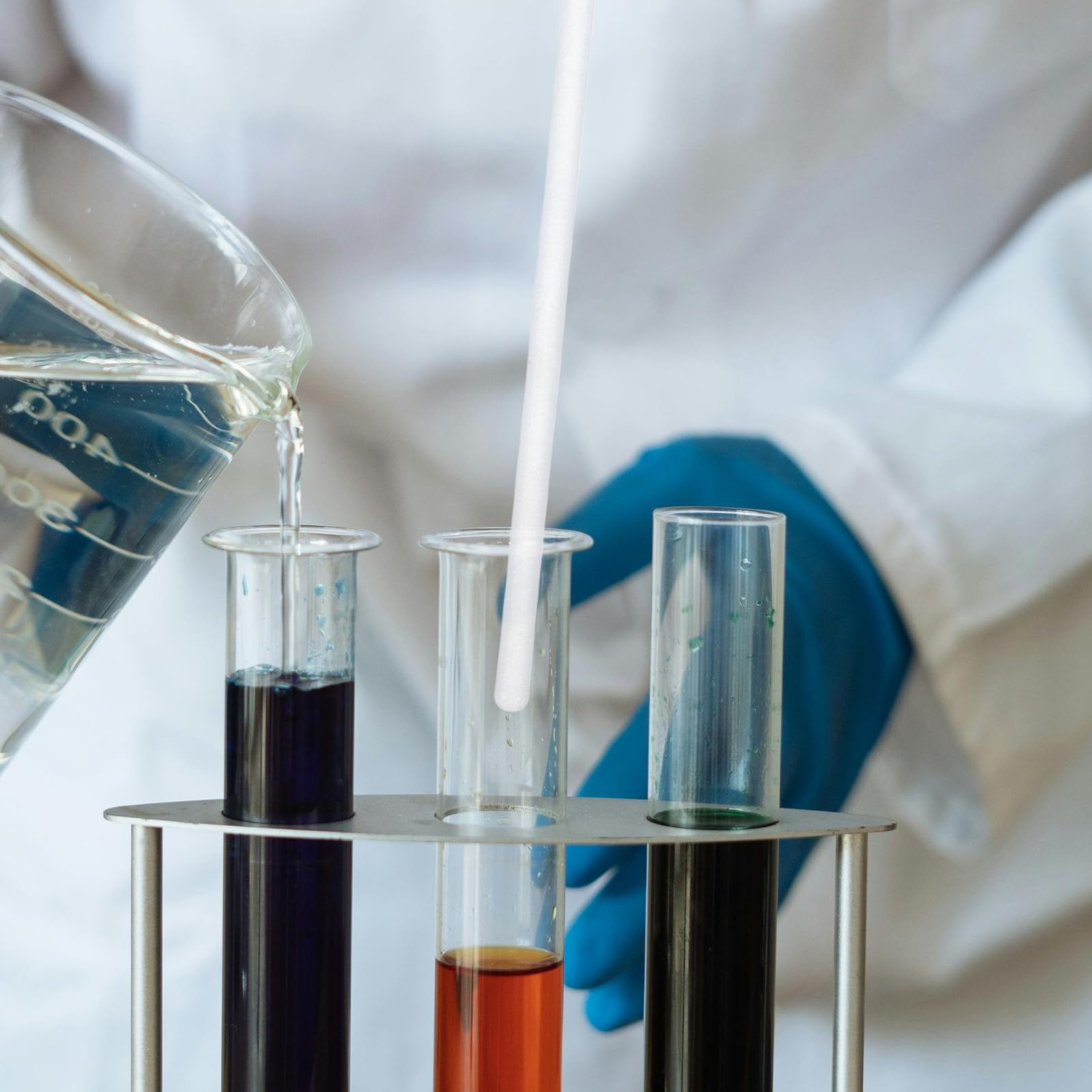 10 Varillas Agitadoras de Vidrio para Laboratorio Manejo Seguro y Uso Versátil, Ideales para Mezclar Bebidas en Casa