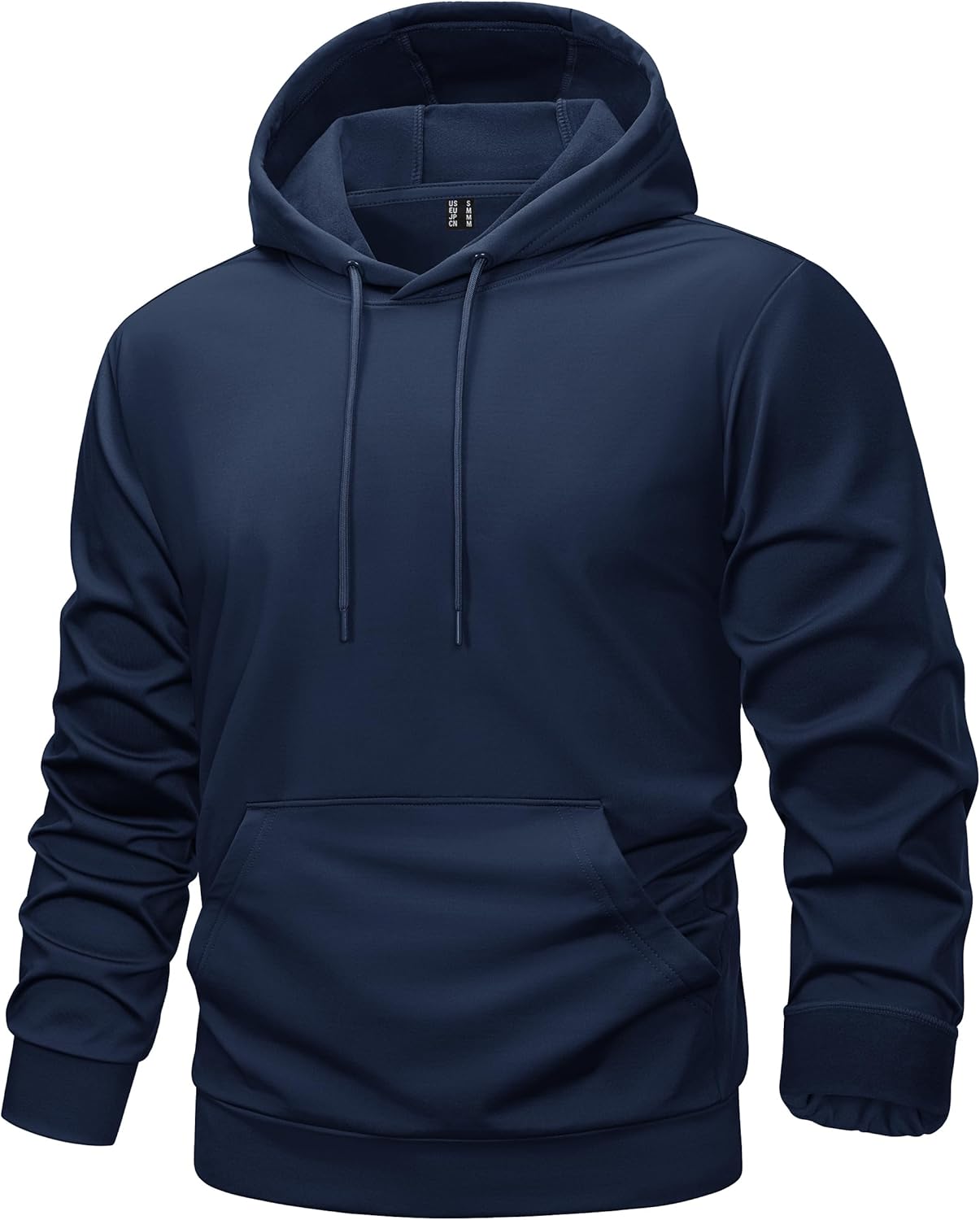 TACVASEN Mens Hoodies Fleece Lined Pullover Athletic Water-resistant Casual Workout Midweight Sweatshirts Kangaroo Pockets