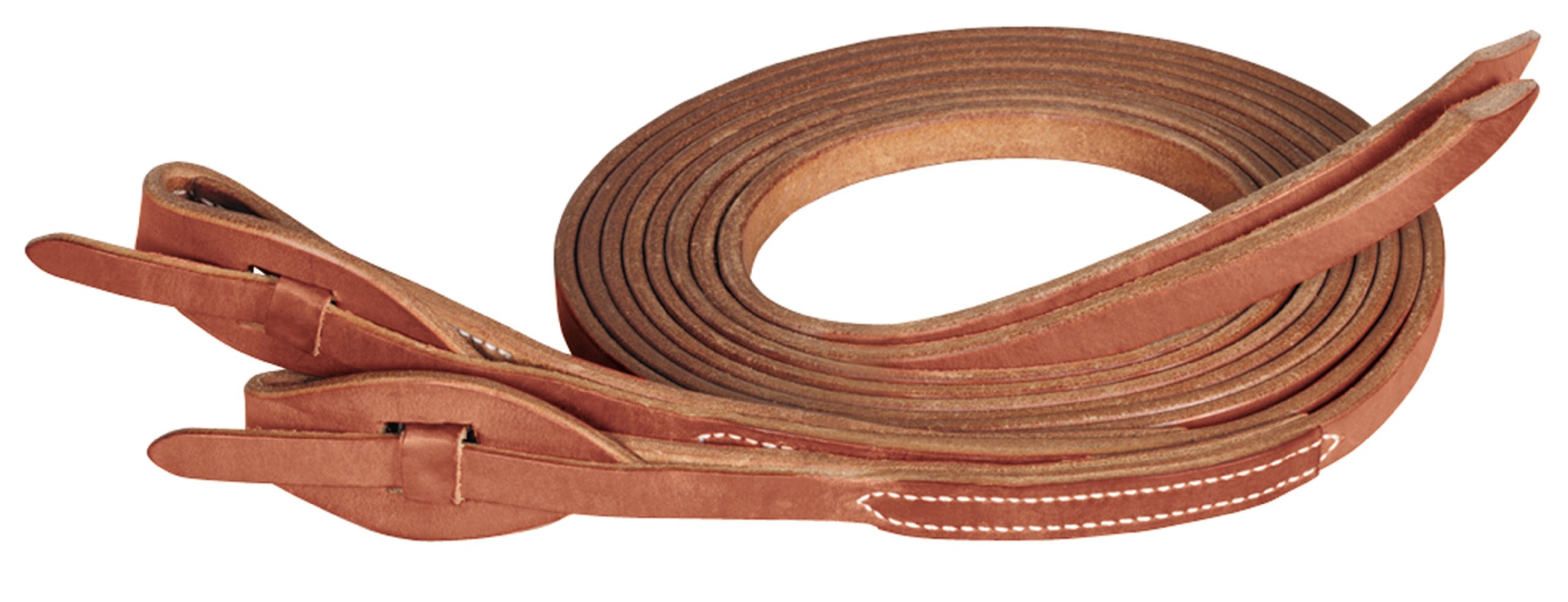 Weaver Leather ProTack Quick Change Split Rein Features Leather Tab Bit Ends, Brown